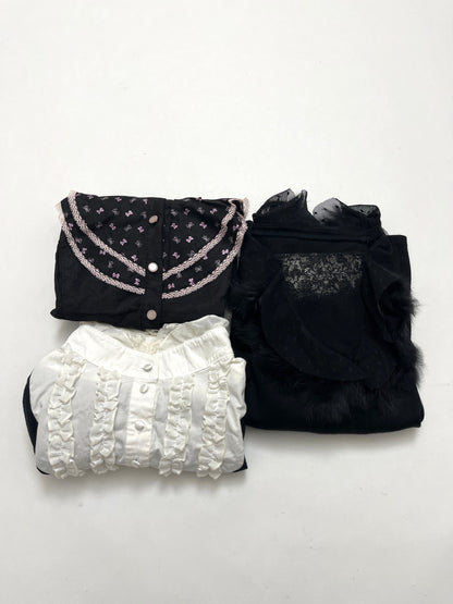 3pcs bundle (rabbit fur contained)