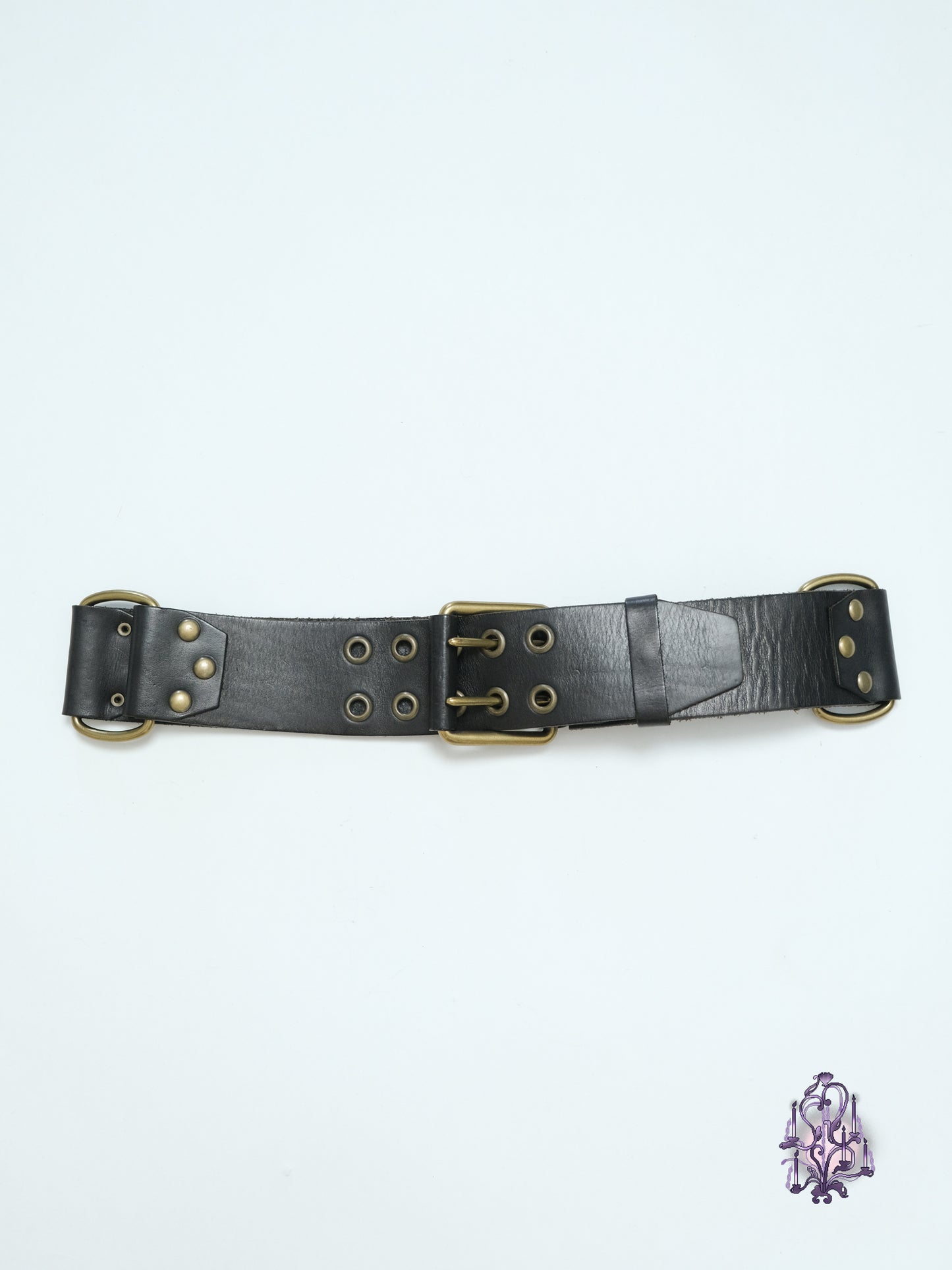 Vintage real leather belt