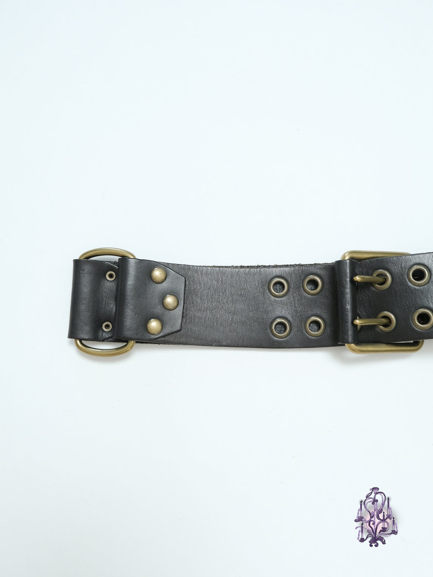 Vintage real leather belt