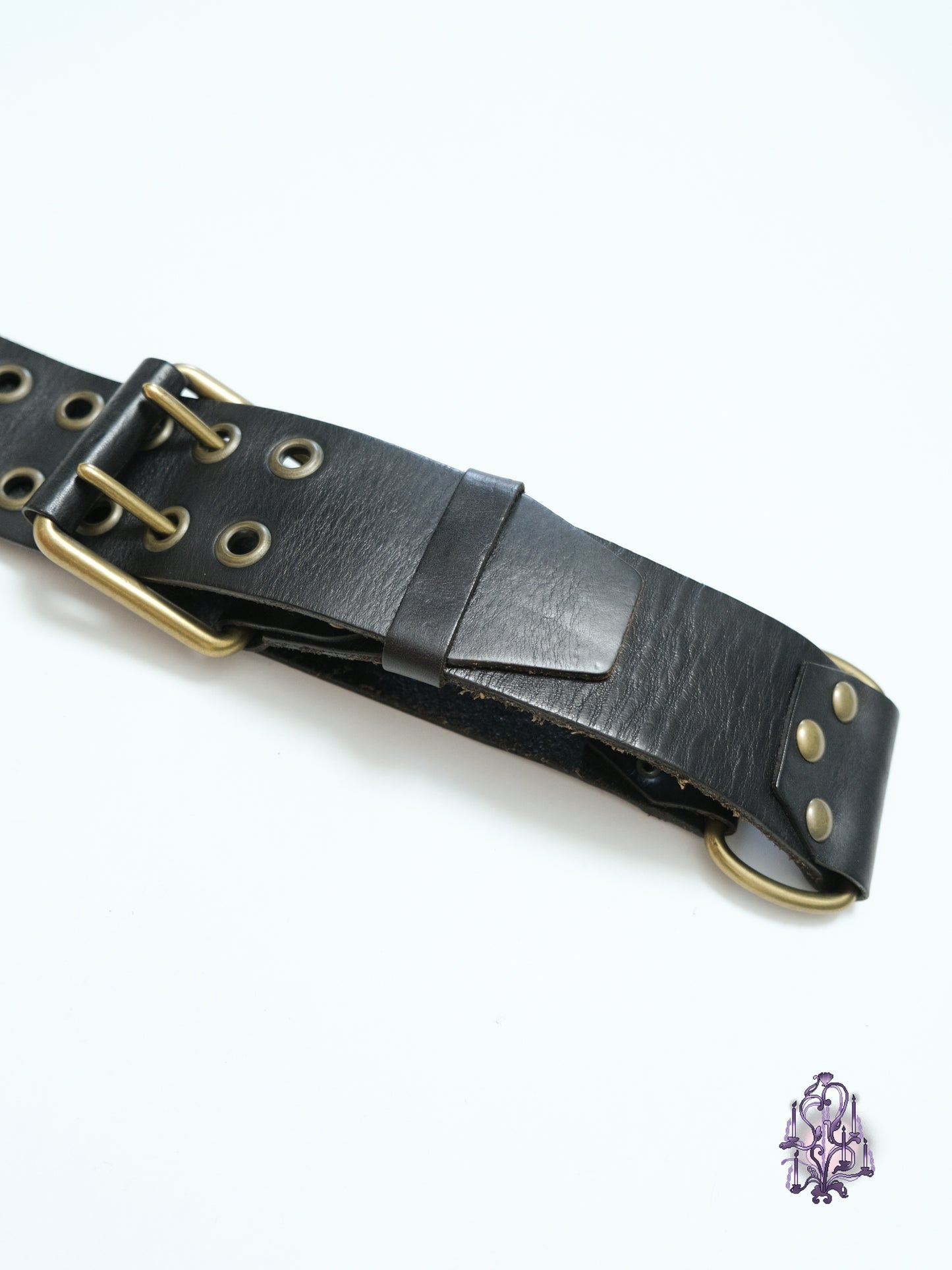 Vintage real leather belt