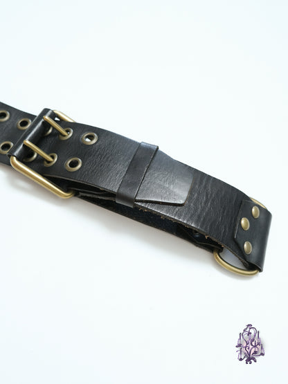 Vintage real leather belt