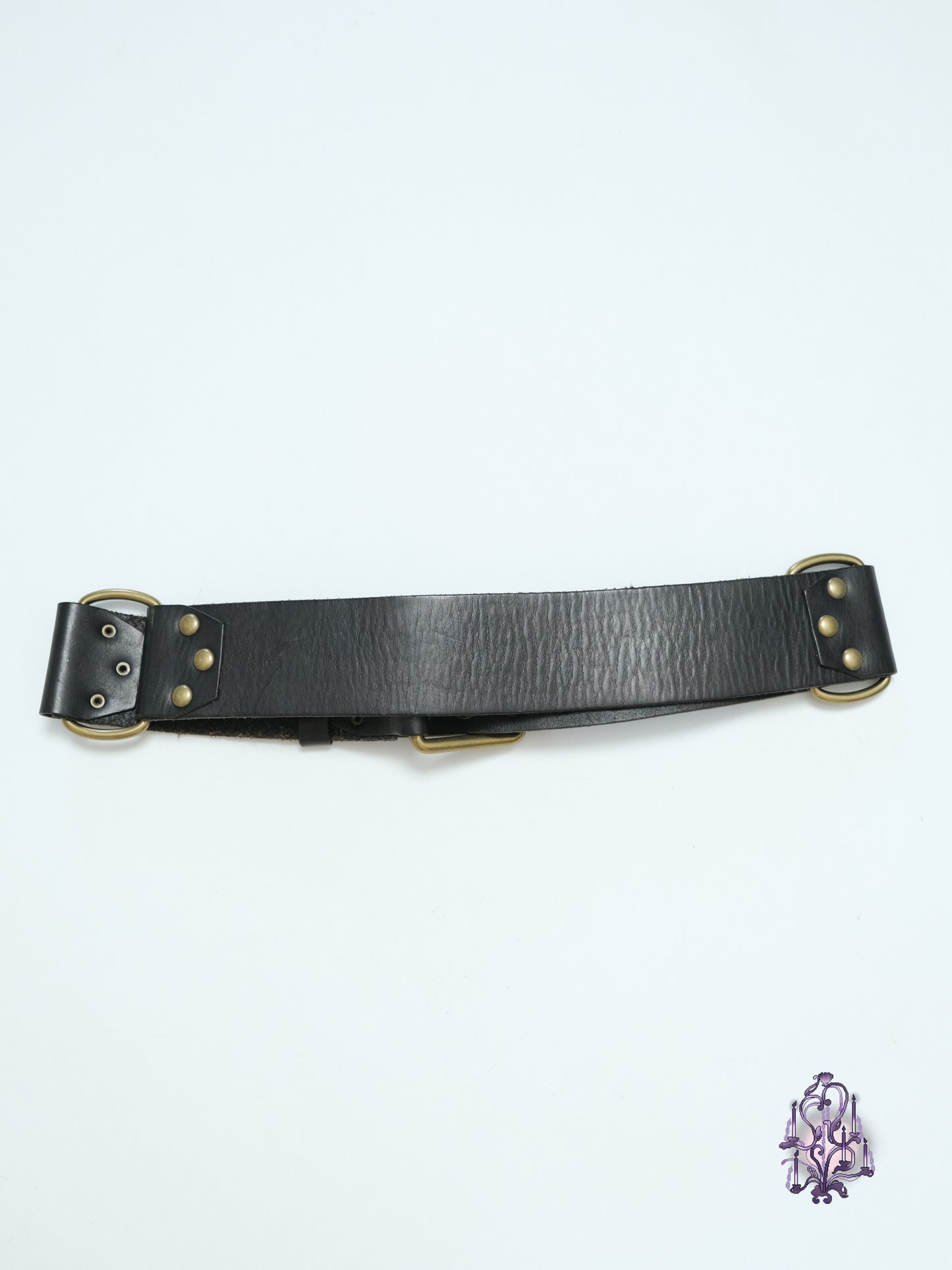 Vintage real leather belt