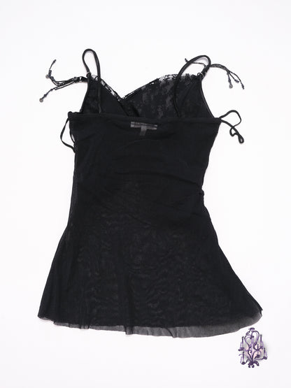 Kookai cross lace camisole