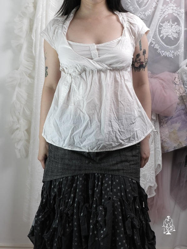 IKKS RUCHED LAYERS BLOUSE