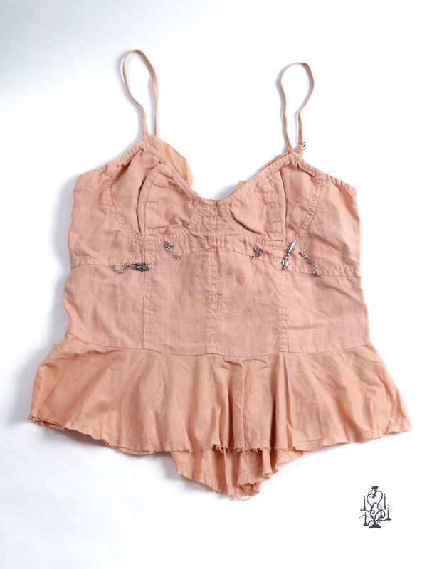 STEFANEL PEACH BACK LACE CORSET