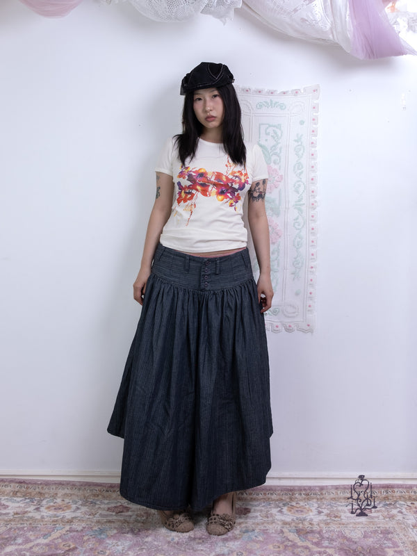 FLORAL PAINT PRINT TEE