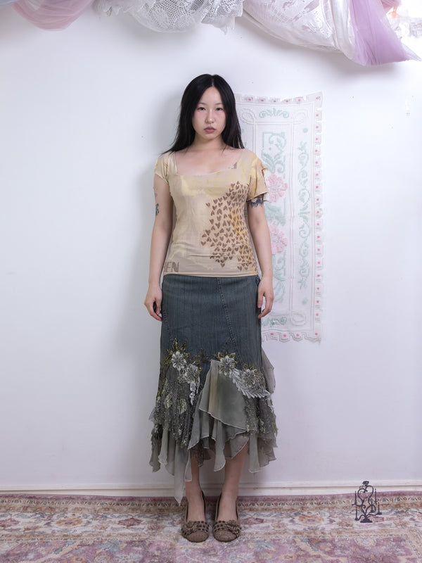 ABSTRACT HEART PTINY TOP