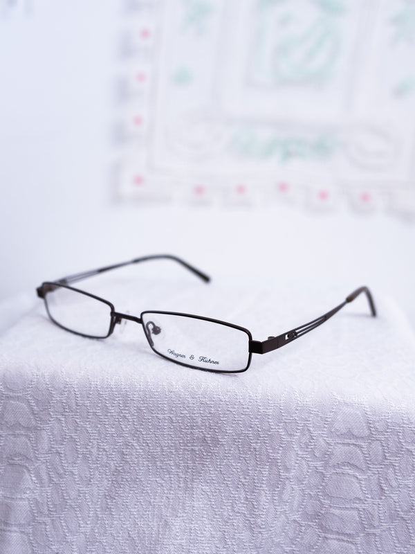 BROWN WAGNER & KÜHNE RECTANGLE GLASSES