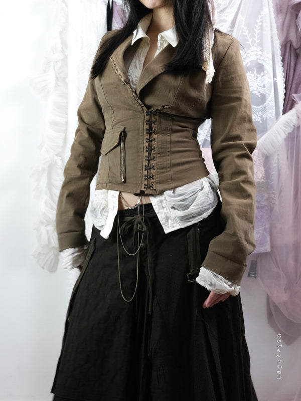 ASYMMETRIC CORSET JACKET