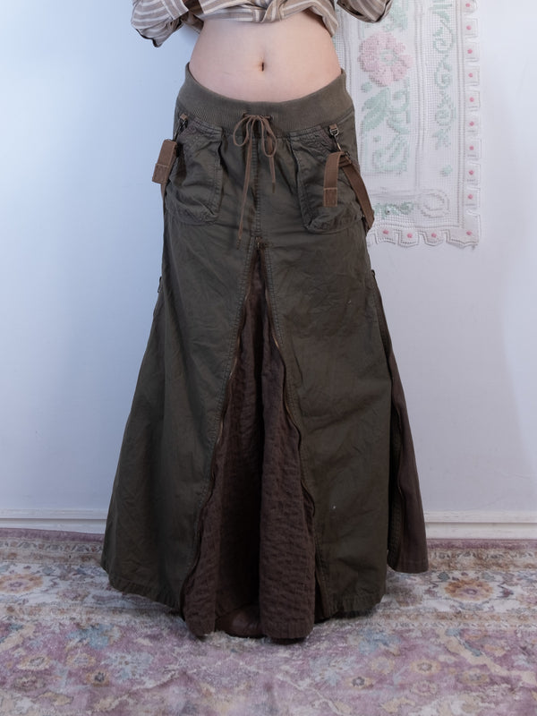 GOA DECONSTRUCTED PANEL MILITARY SKIRT