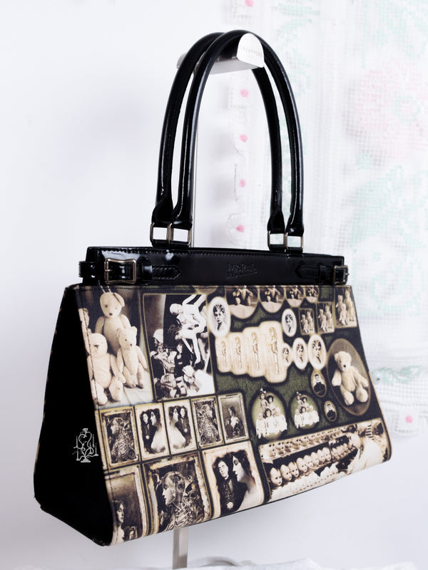 JEAN PAUL GAULTIER DOLL COLLAGE HANDBAG
