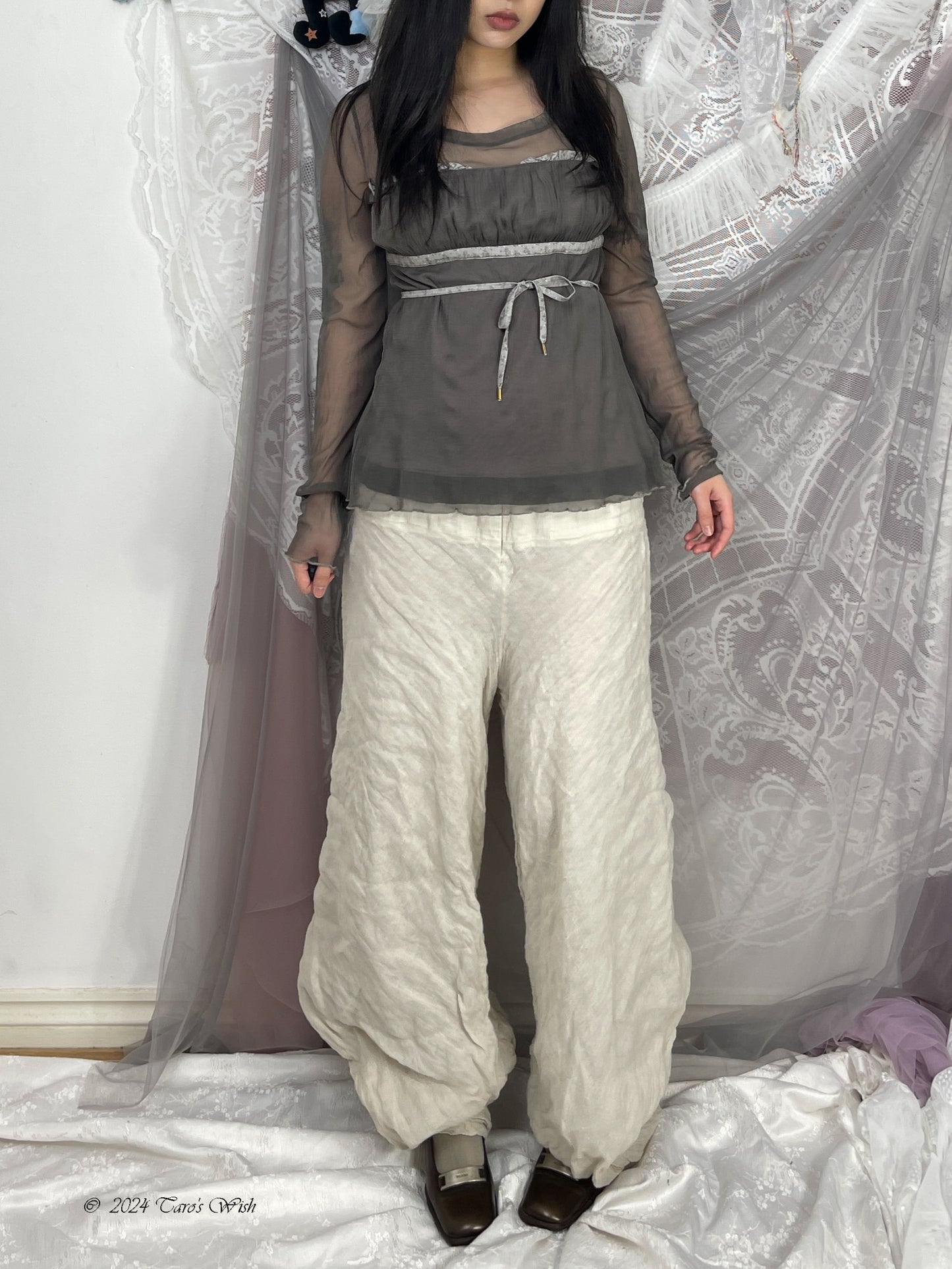 Deformed Linen Pants