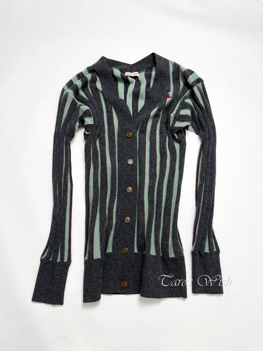 Vivienne Westwood Knitted Button Up Long Sleeves Top Cardigan