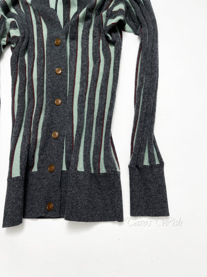 Vivienne Westwood Knitted Button Up Long Sleeves Top Cardigan