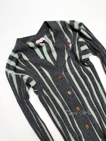 Vivienne Westwood Knitted Button Up Long Sleeves Top Cardigan