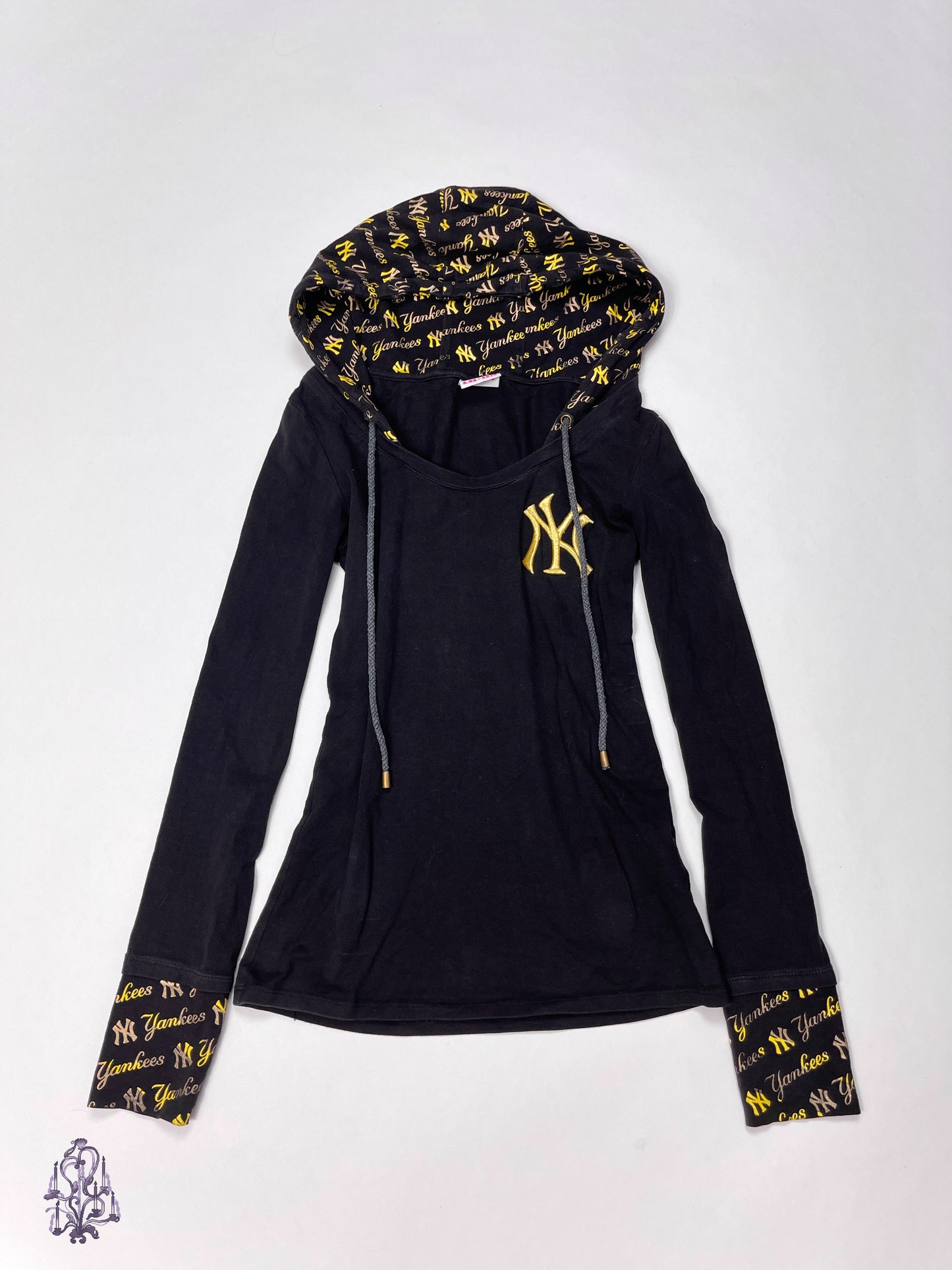 NY monogram long sleeves hoodie