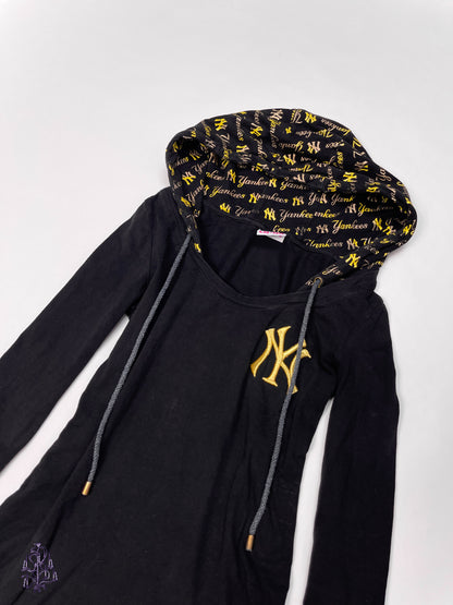 NY monogram long sleeves hoodie