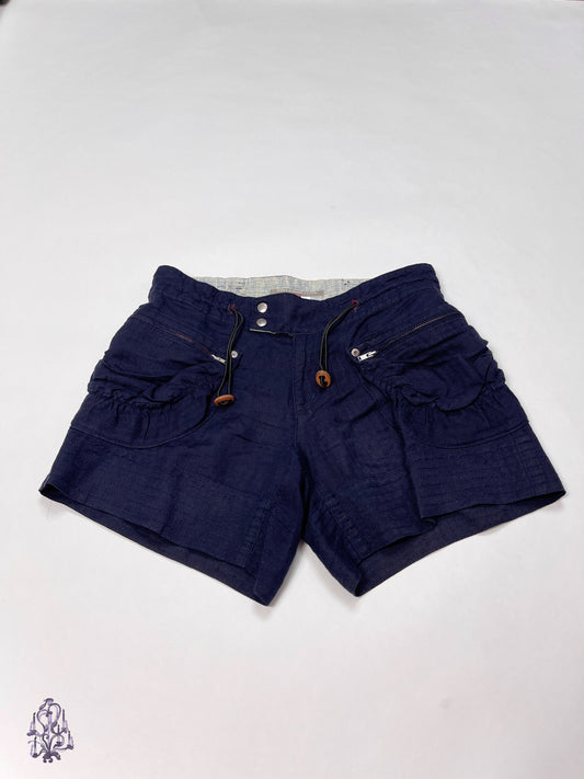 Double standard cargo shorts in navy