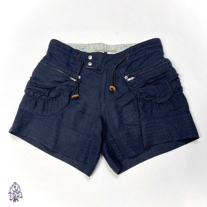 Double standard cargo shorts in navy