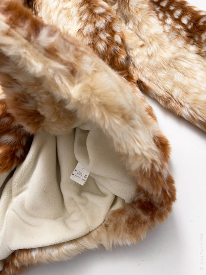 faux fur bambi coat