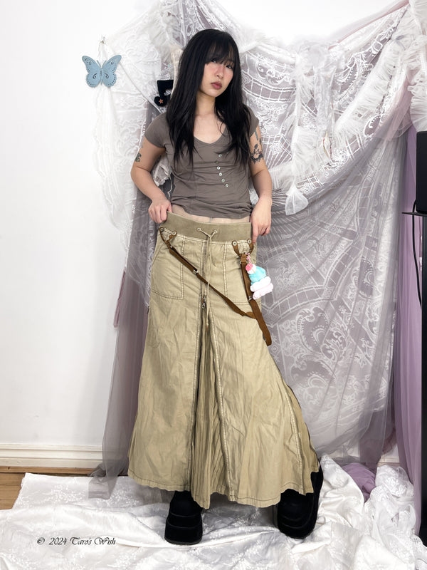 G.O.A Multi Zip Maxi Skirt