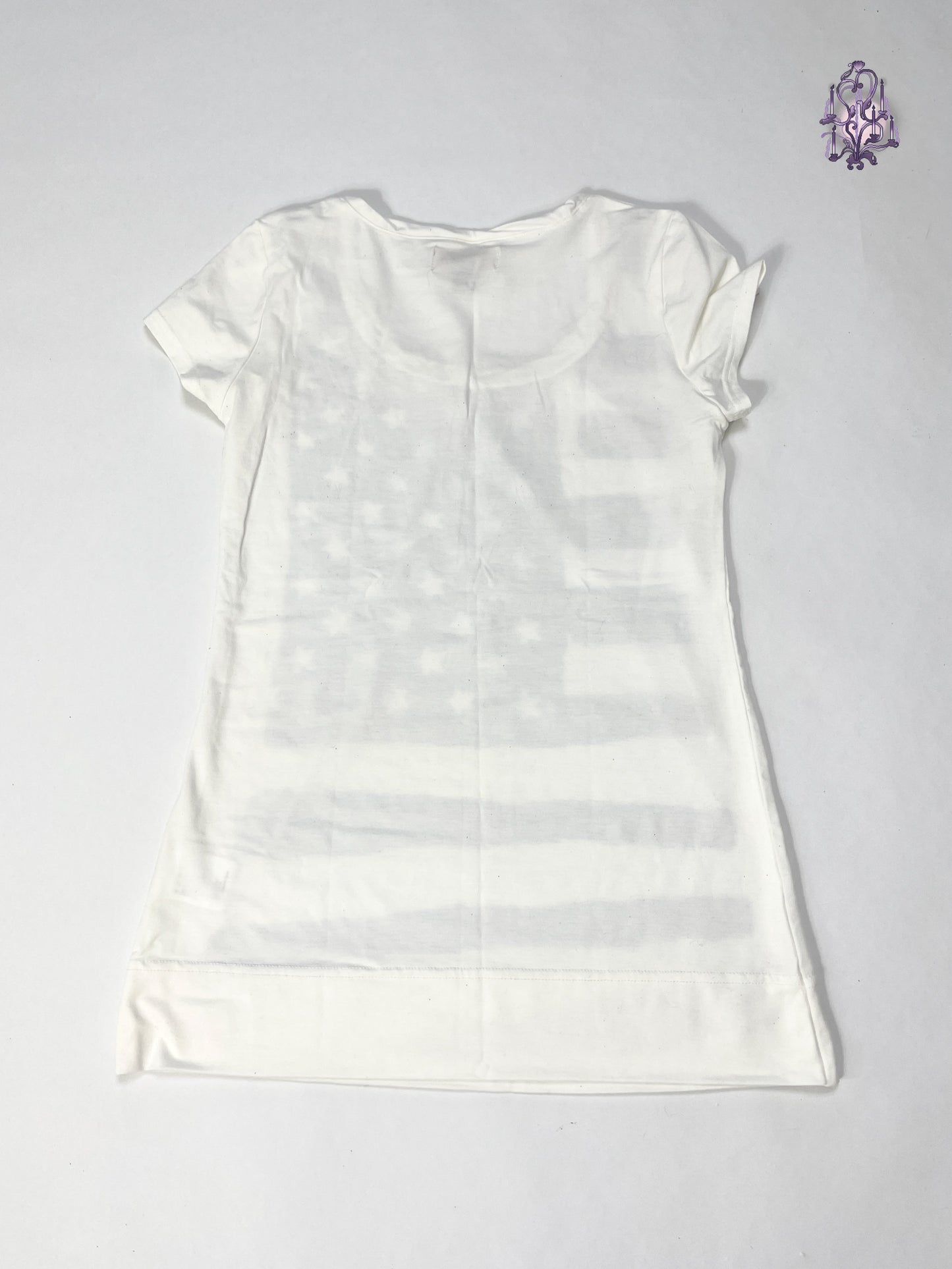 usa flag graphic print tee, japanese label