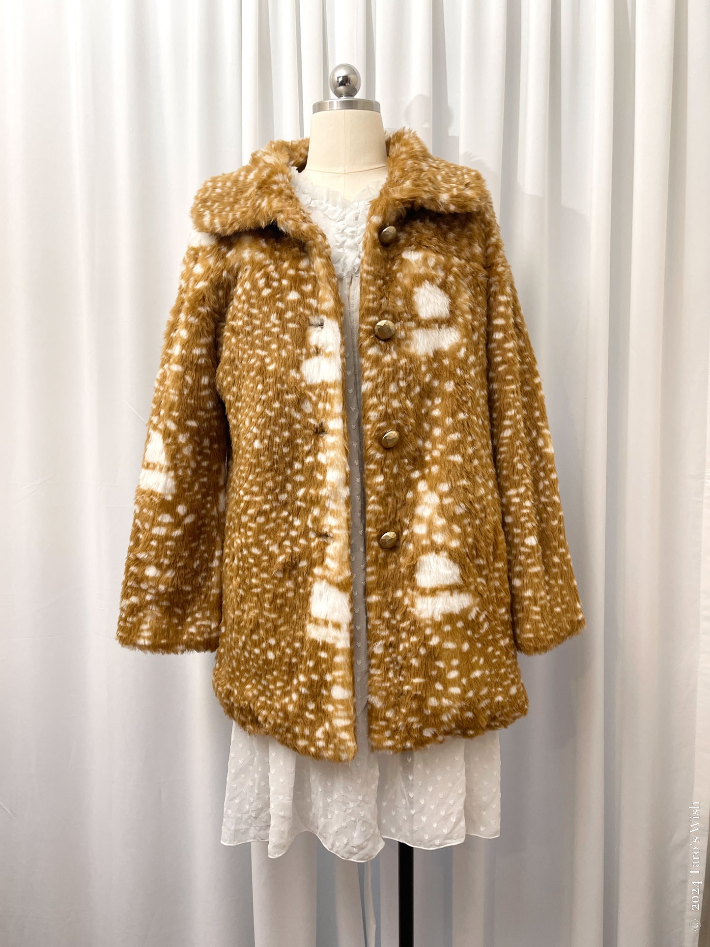 faux fur bambi coat