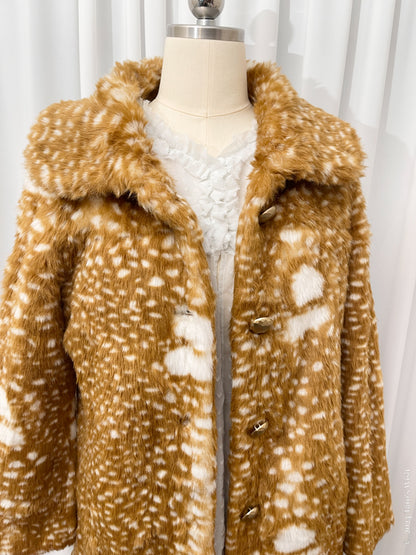 faux fur bambi coat