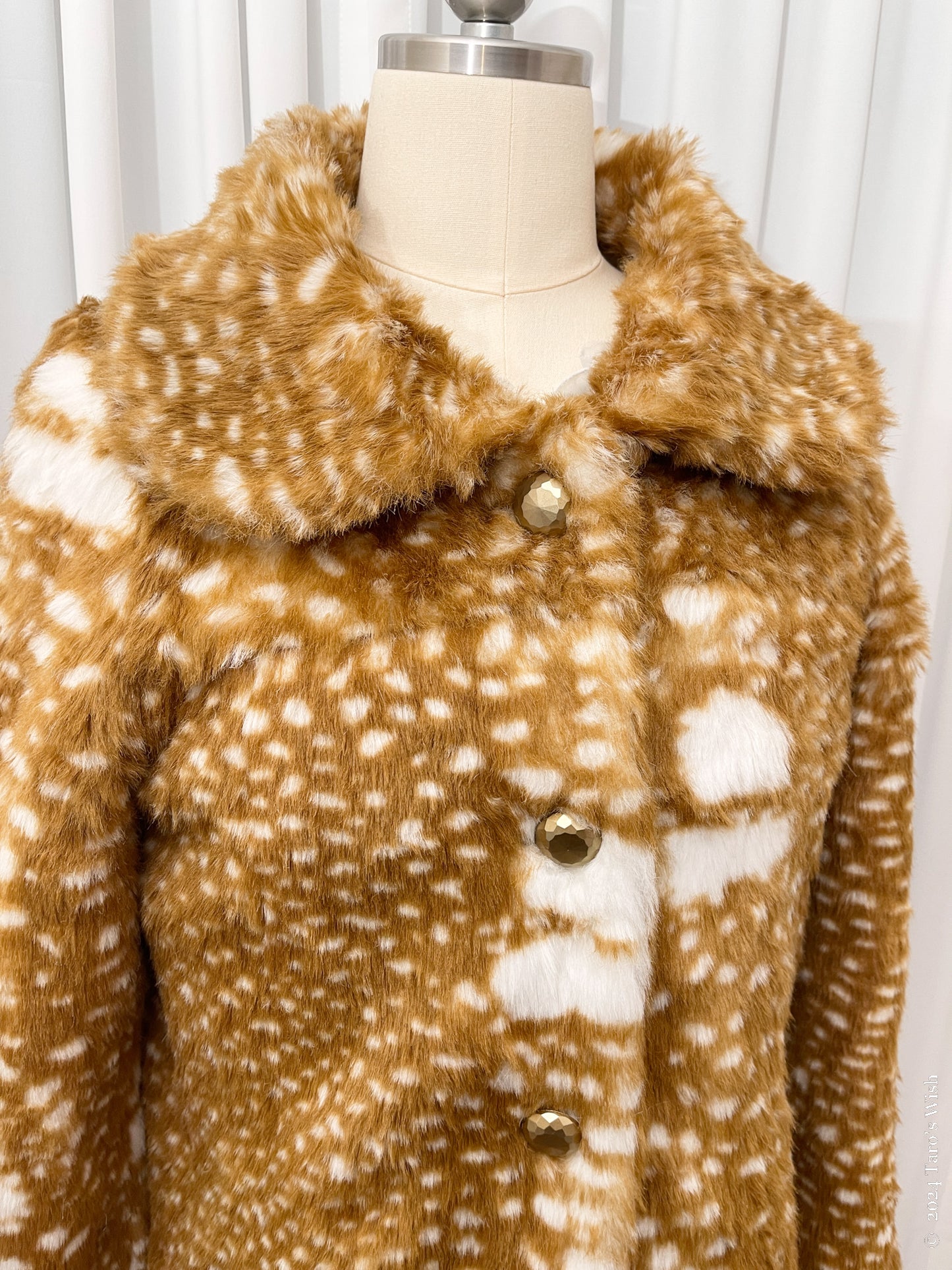 faux fur bambi coat