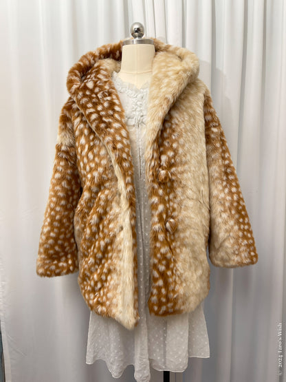 faux fur bambi coat