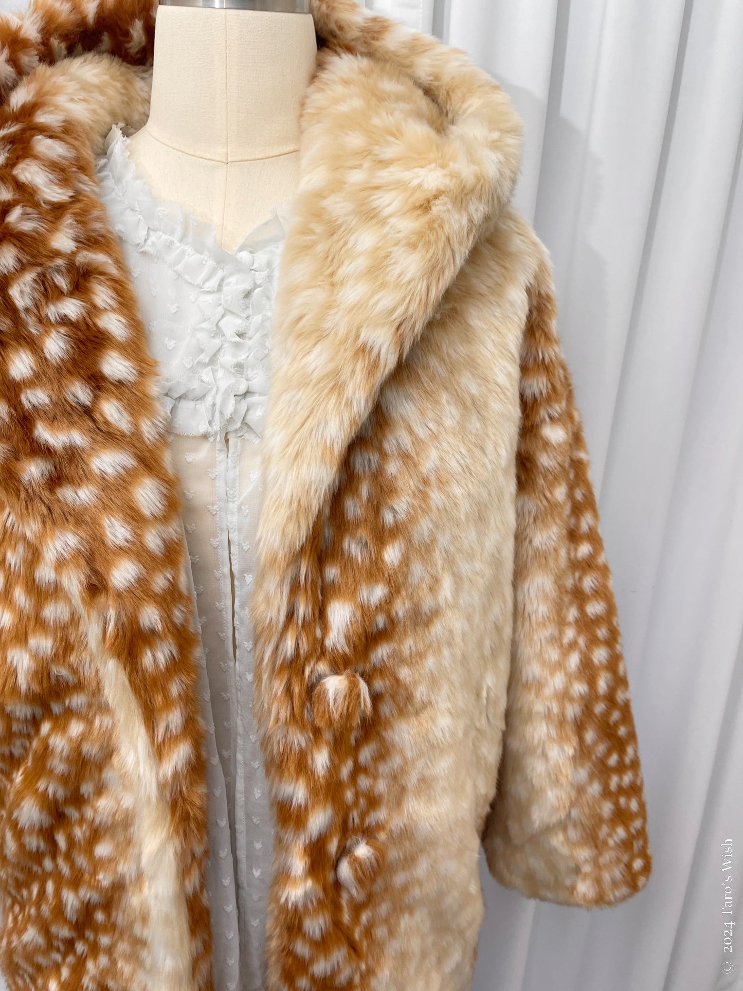 faux fur bambi coat