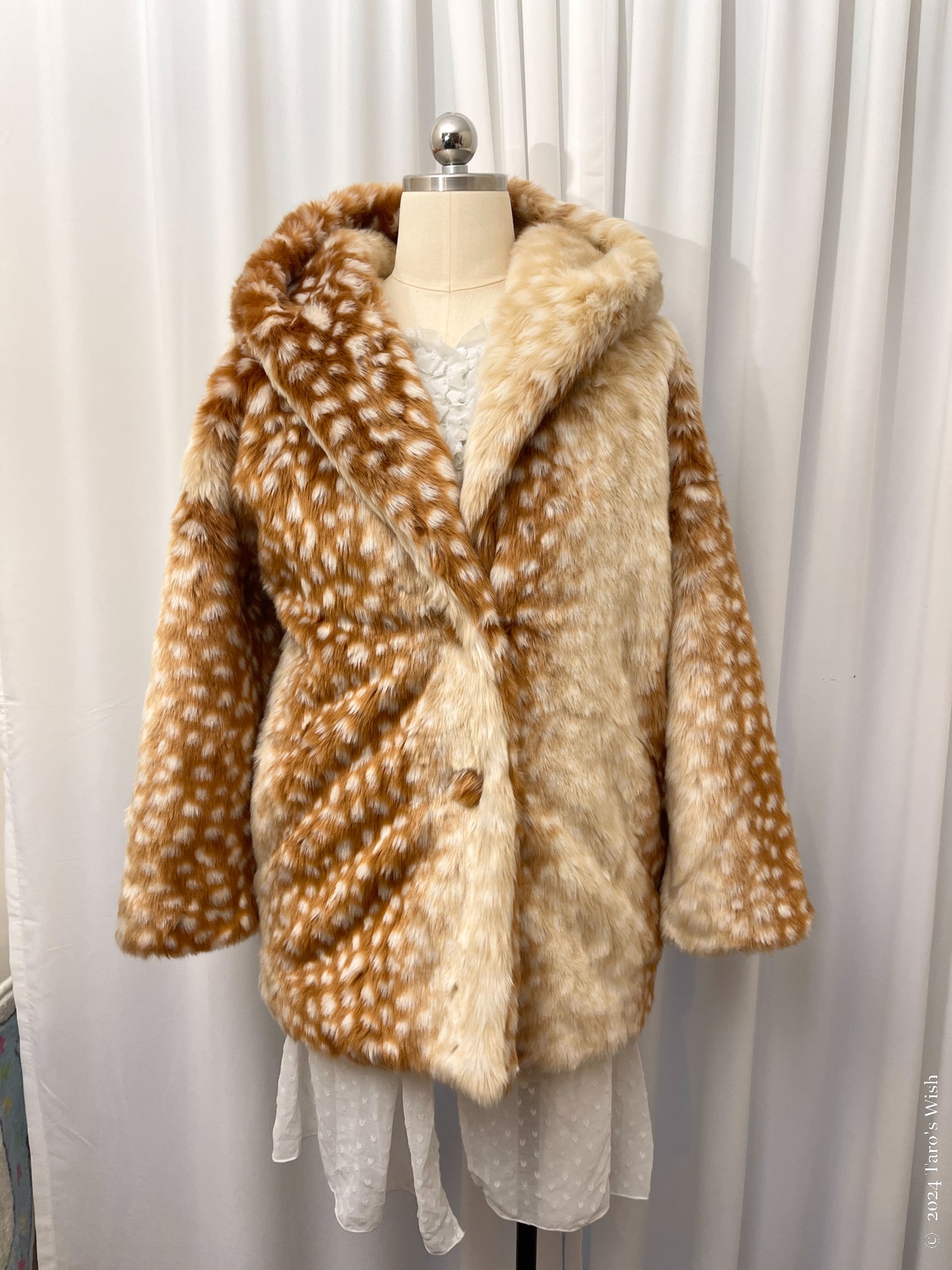 faux fur bambi coat