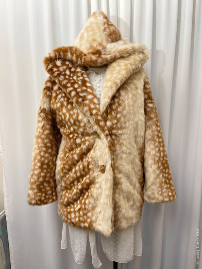 faux fur bambi coat