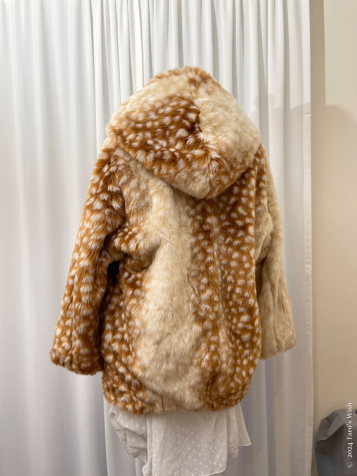 faux fur bambi coat