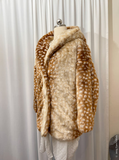 faux fur bambi coat