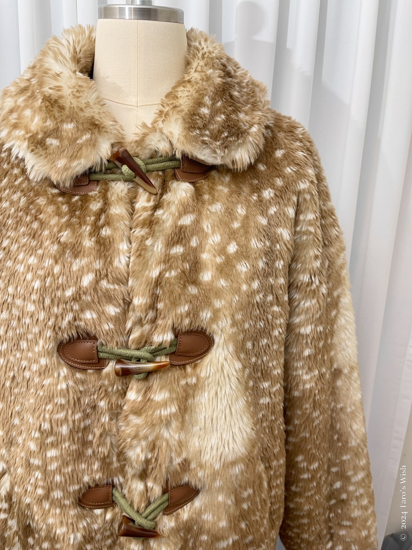 faux fur bambi coat