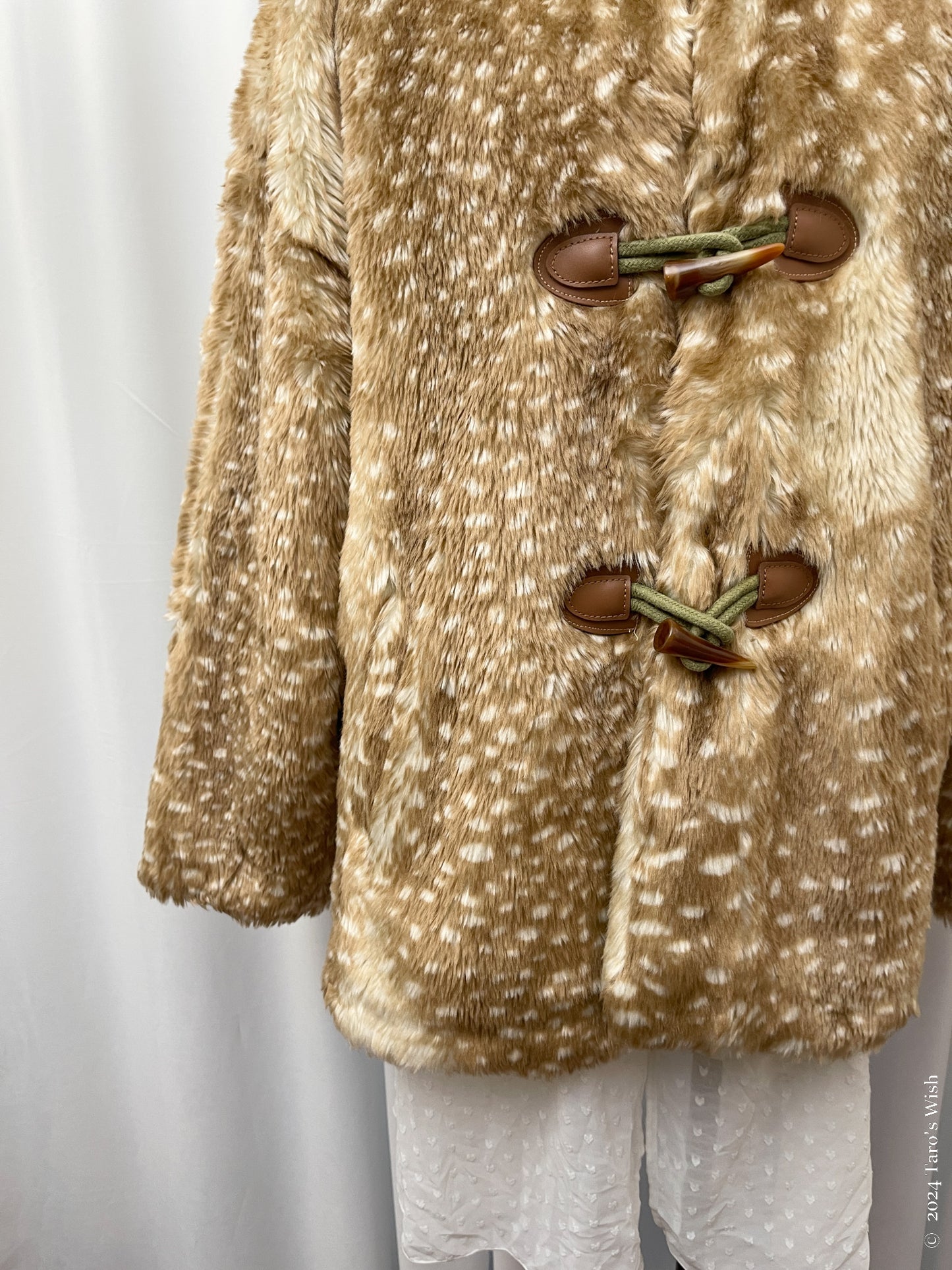 faux fur bambi coat