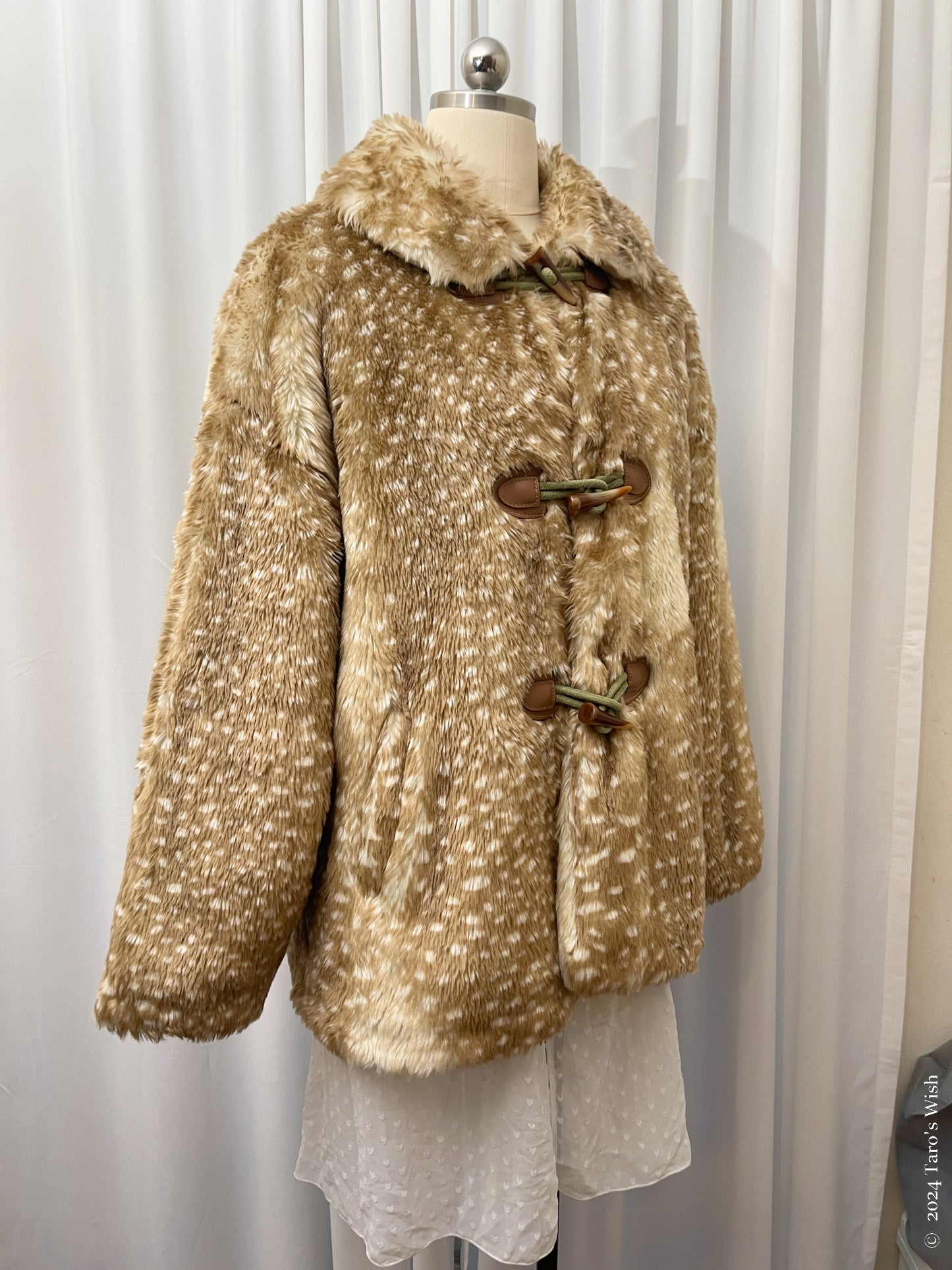 faux fur bambi coat