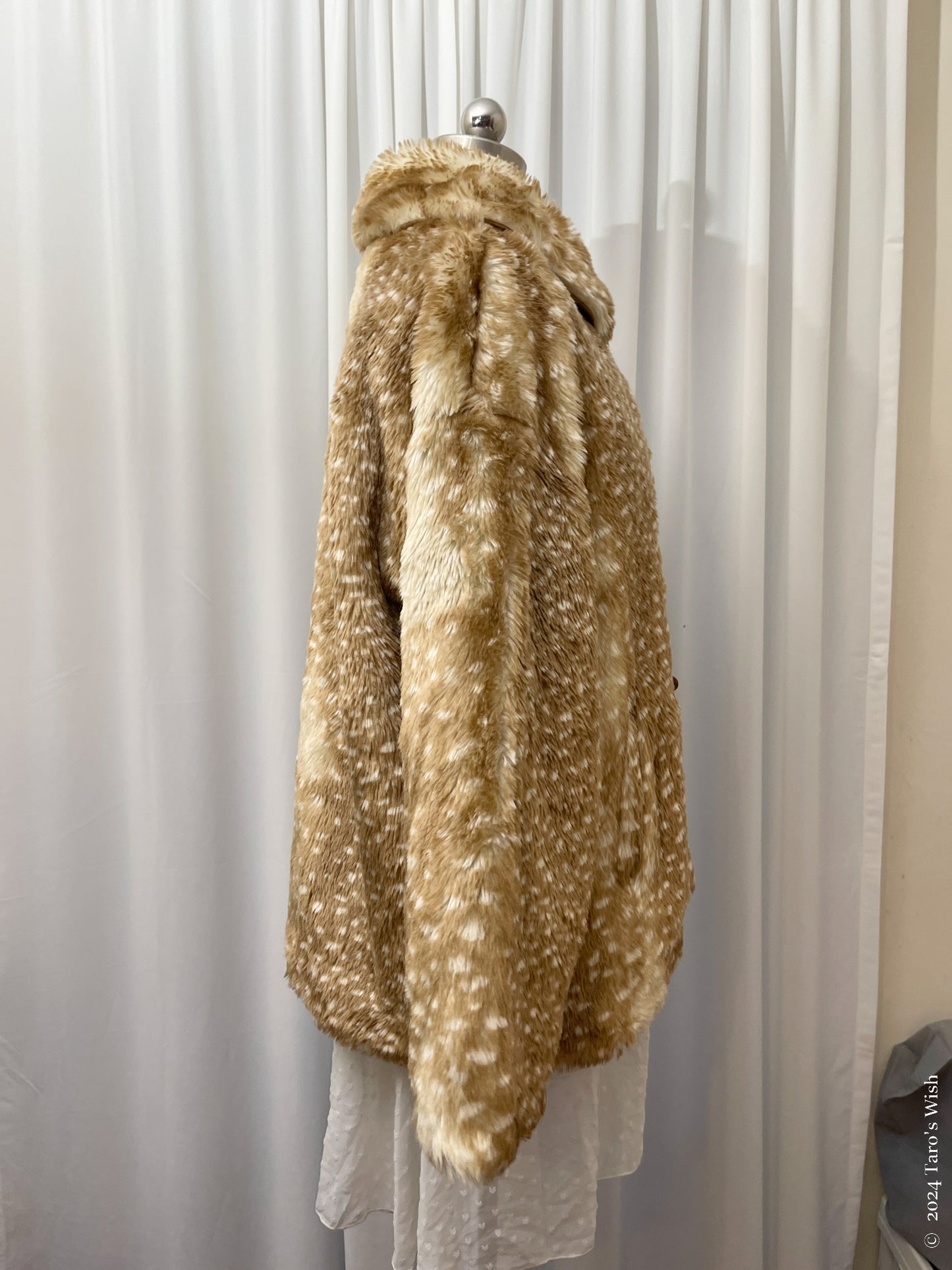 faux fur bambi coat