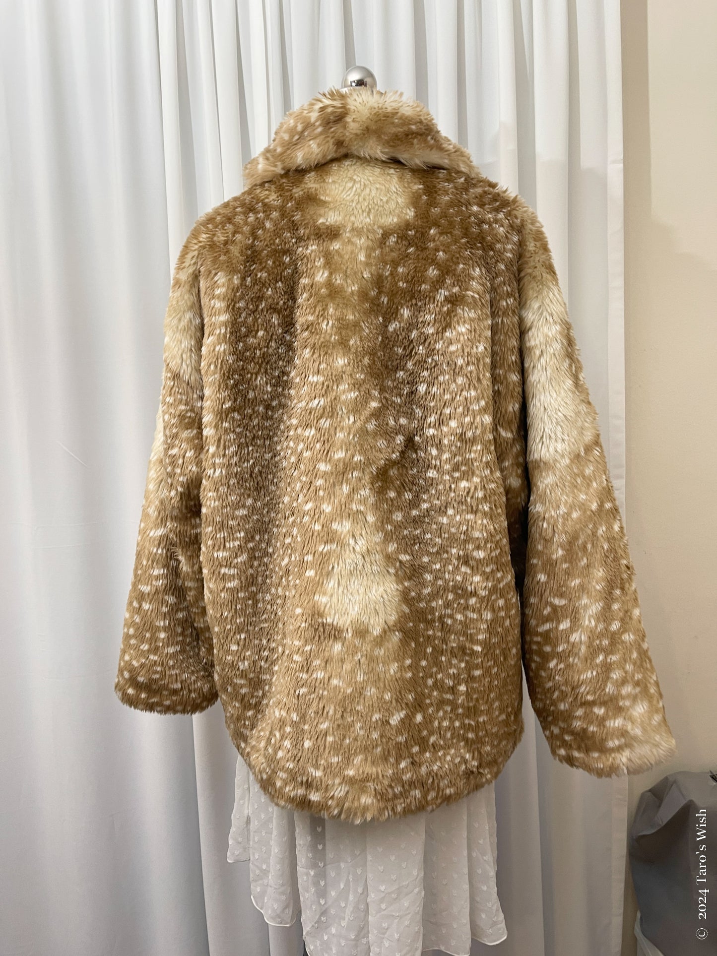 faux fur bambi coat