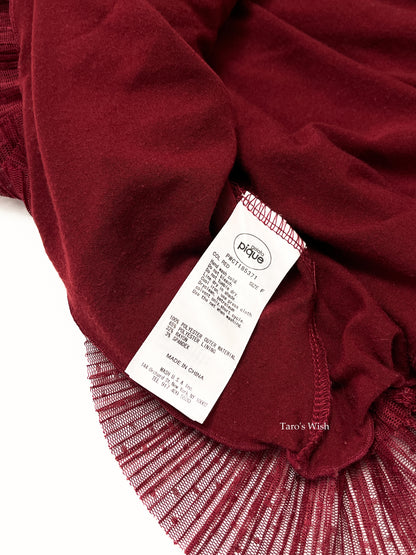 Gelato Pique Pleated Camisole in Red