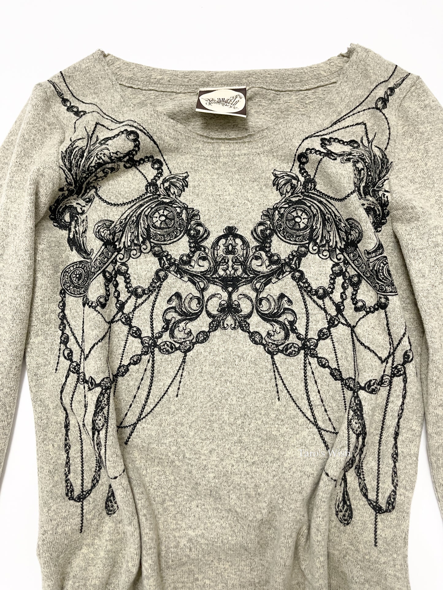 Ozz On Tattoo Long Sleeves Top