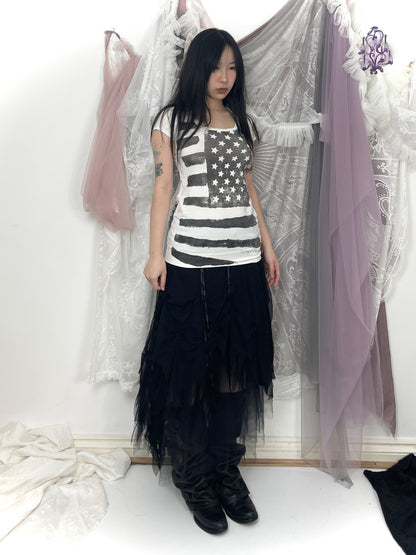 dark elf maxi skirt, euro label