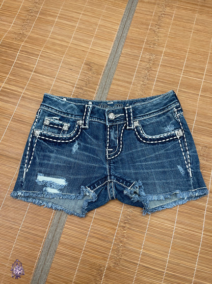 Miss me distressed denim shorts