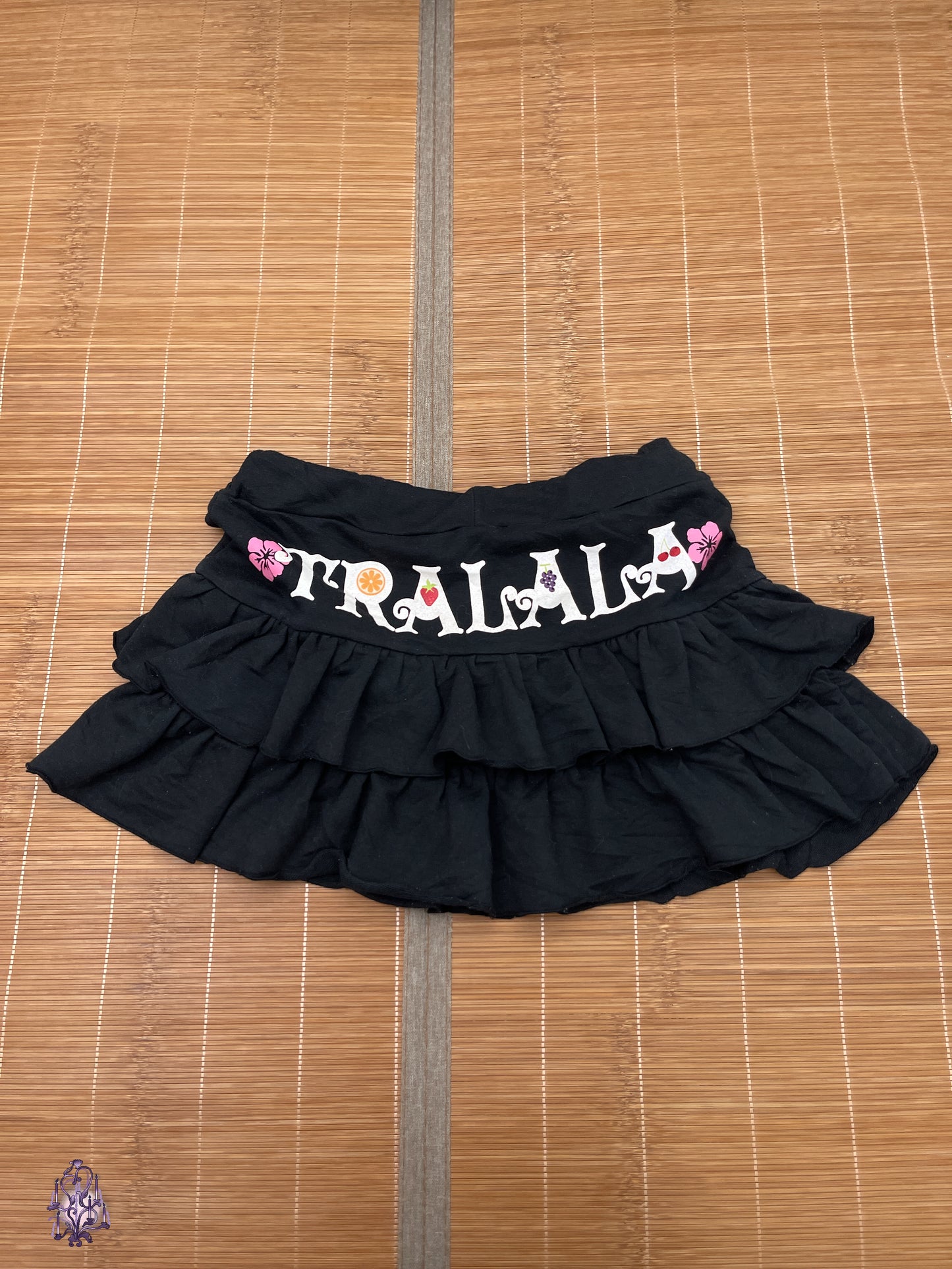 Liz lisa tralala rare graphic print ruffle layers mini skirt