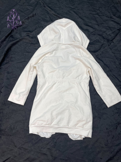 Miss sixty white faux layers hoodie