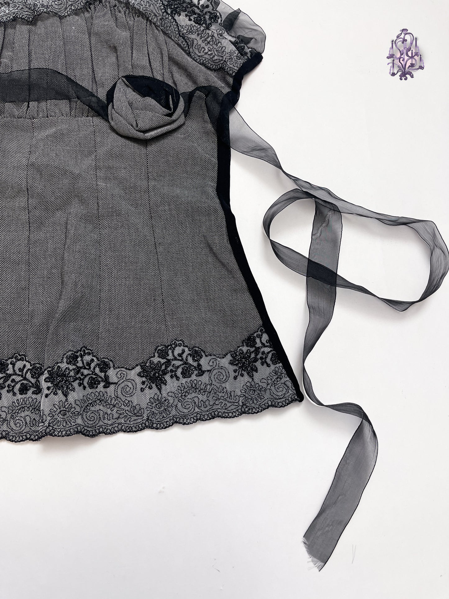 dark coquette camisole, euro label