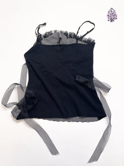 dark coquette camisole, euro label