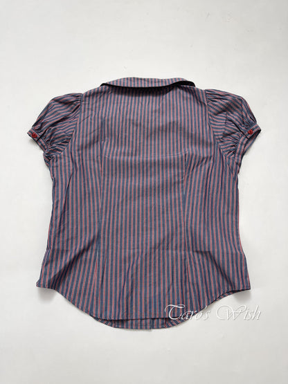 Peace Now Babydoll Top with Bow