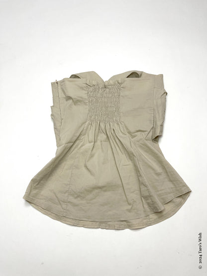 beige bliss bustier top, italian label